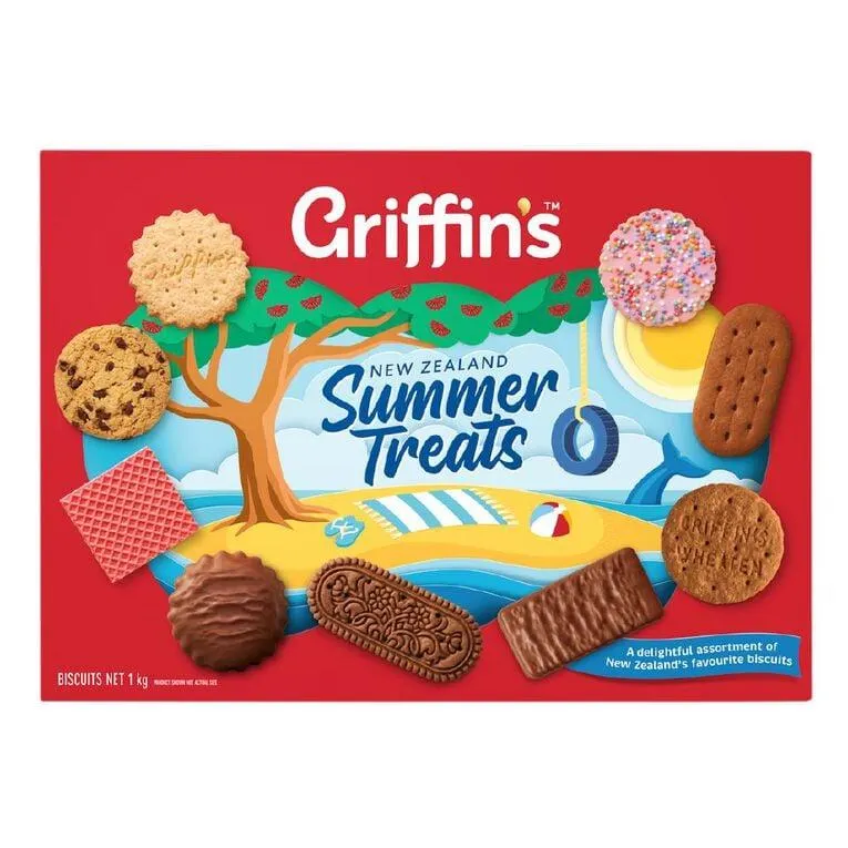 NZ Summer Treats Assortment of Biscuits 1kg