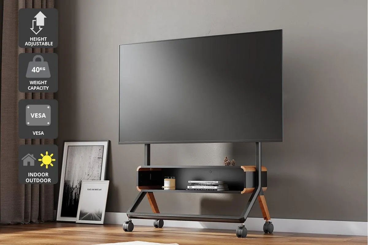 Kogan Studio TV Trolley with Cabinet for 49" - 75" TVs