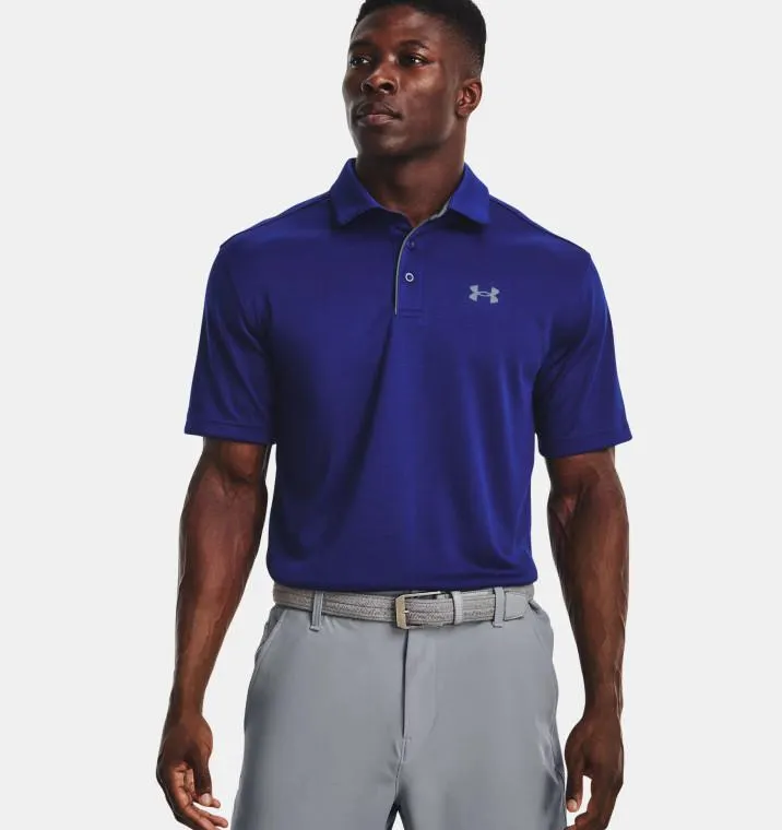 Under Armour® Mens Tech Polo Bauhaus Blue/Pitch Grey