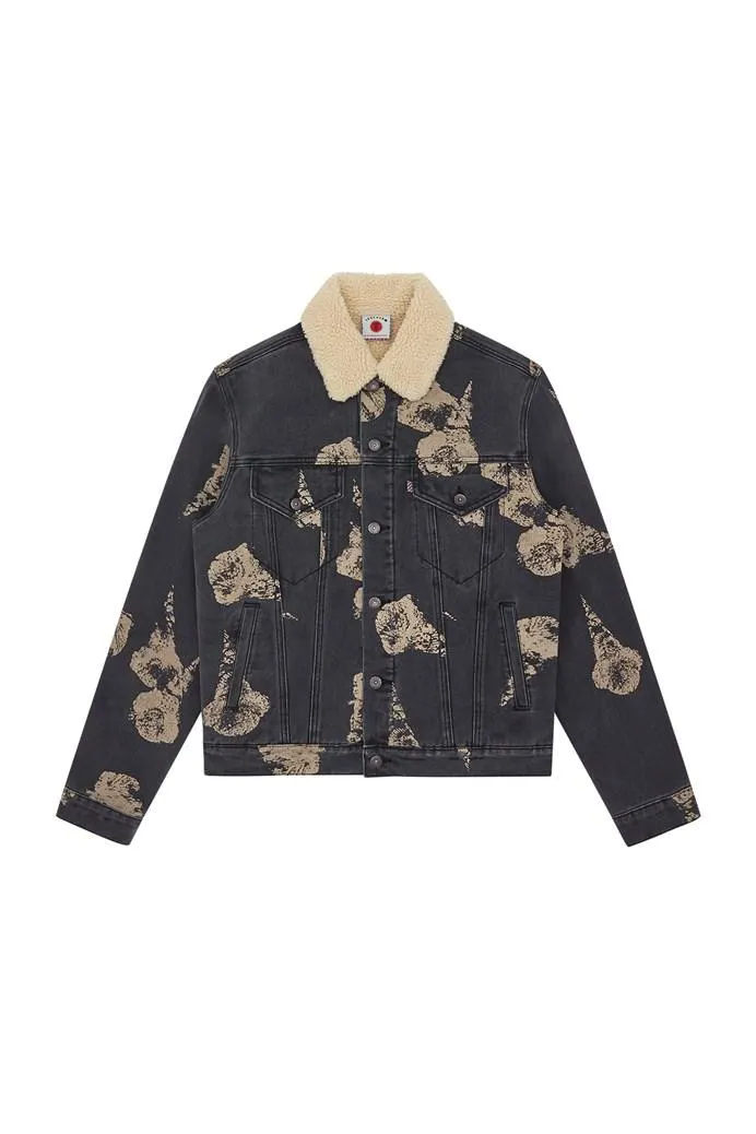 Sherpa Collar Denim Jacket