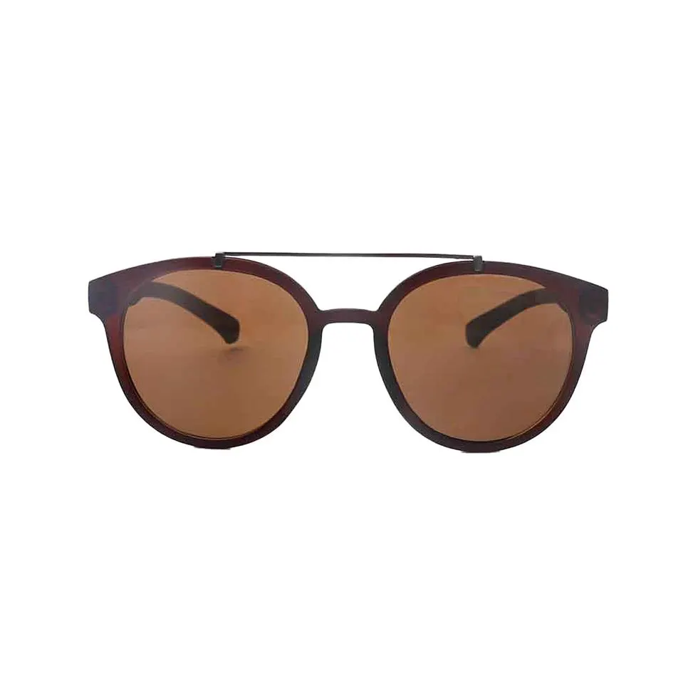 Cuba Unisex Metal Brown Round