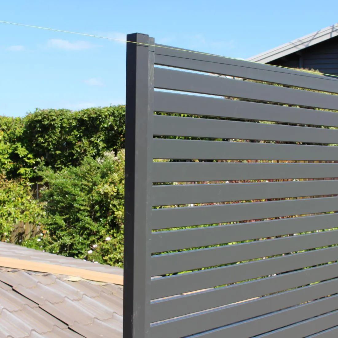 Aluminium Slat Box Grey 1800 x 1200mm ELI-SLAT-GRY-1812BX