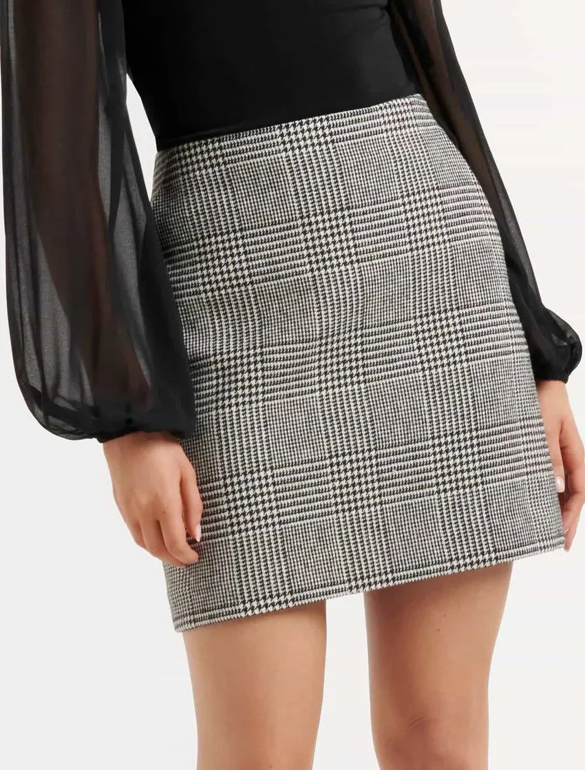 Holly Check Mini Skirt