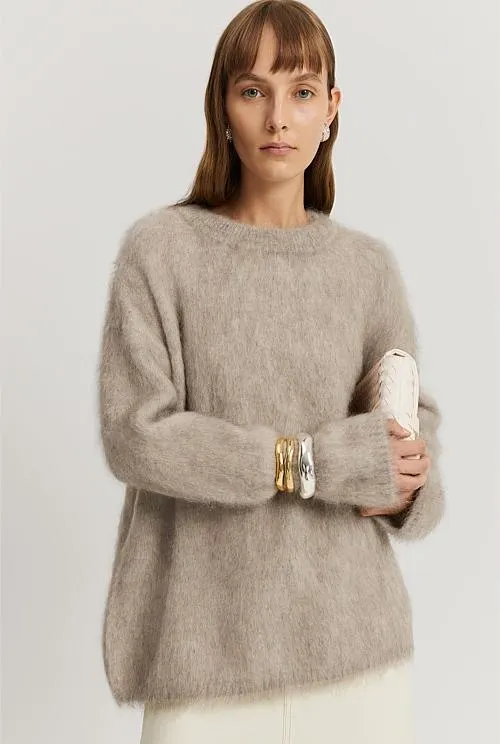Soft Fluffy Crew Neck