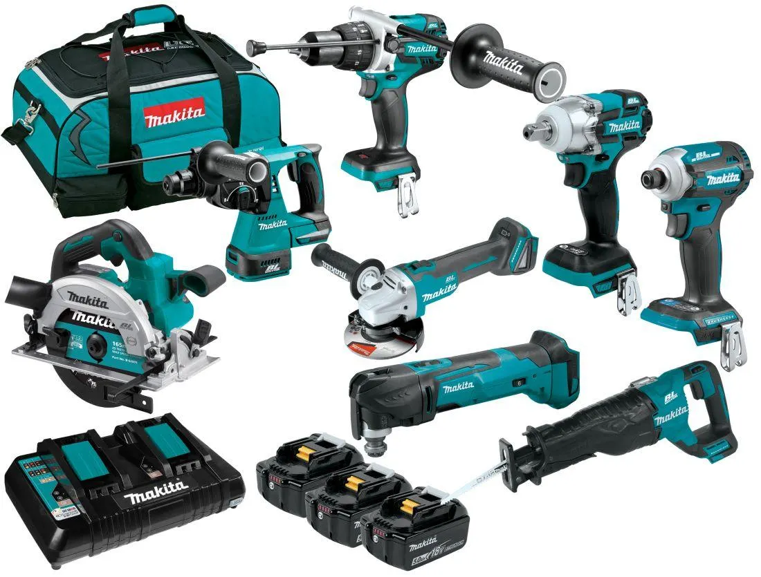 LXT 18V Brushless 8 Piece Combo Kit DLX8040TX1