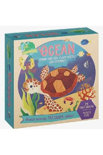 Touch & Feel Eco Floor Puzzle 24 Pieces Ocean