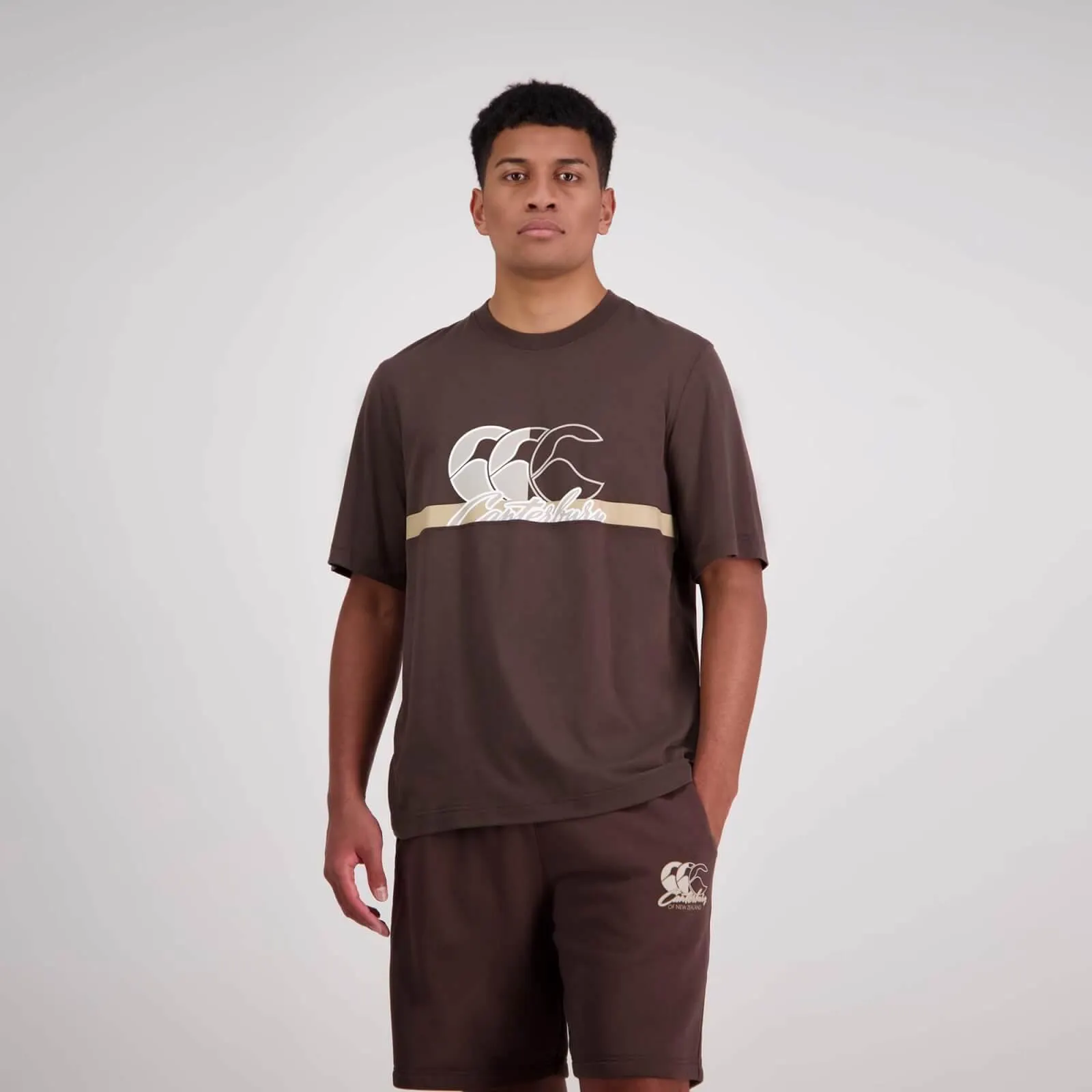 Mens Clash T-Shirt Turkish Coffee