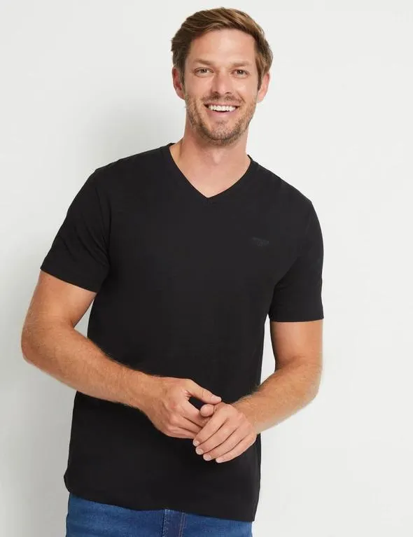 Rivers Short Sleeve Basic V Neck Tee