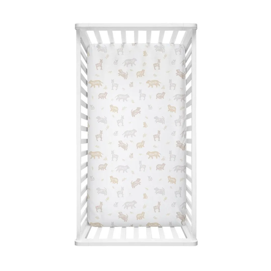Lolli Living Bosco Bear Cot Fitted Sheet
