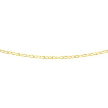 9ct, 50cm Solid Curb Chain