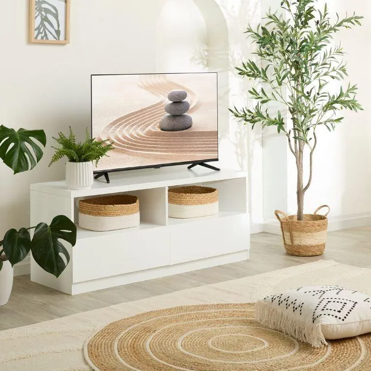 Living & Co Tahoe Entertainment Unit 120cm White