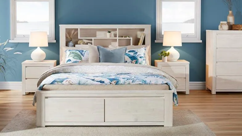 Palm Beach 4 Piece Queen Tallboy Bedroom Suite
