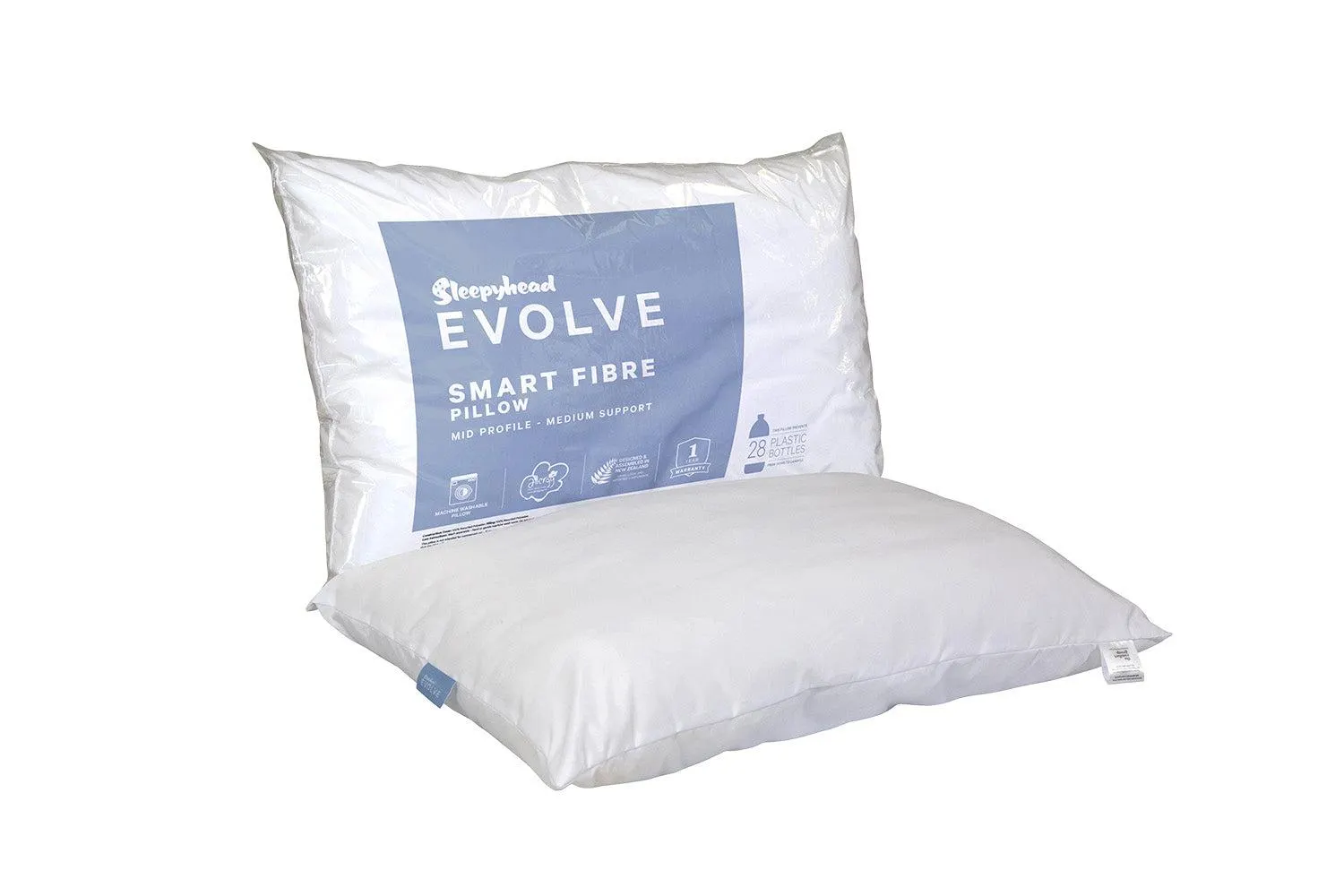 Sleepyhead Evolve Smart Fibre Mid Profile Medium Support Pillow
