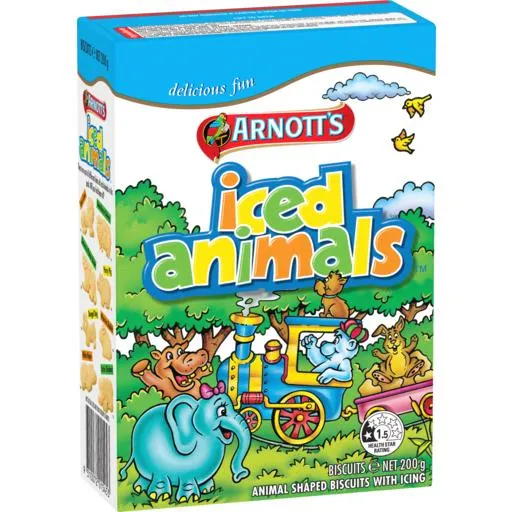 Arnott's Iced Animals 200g