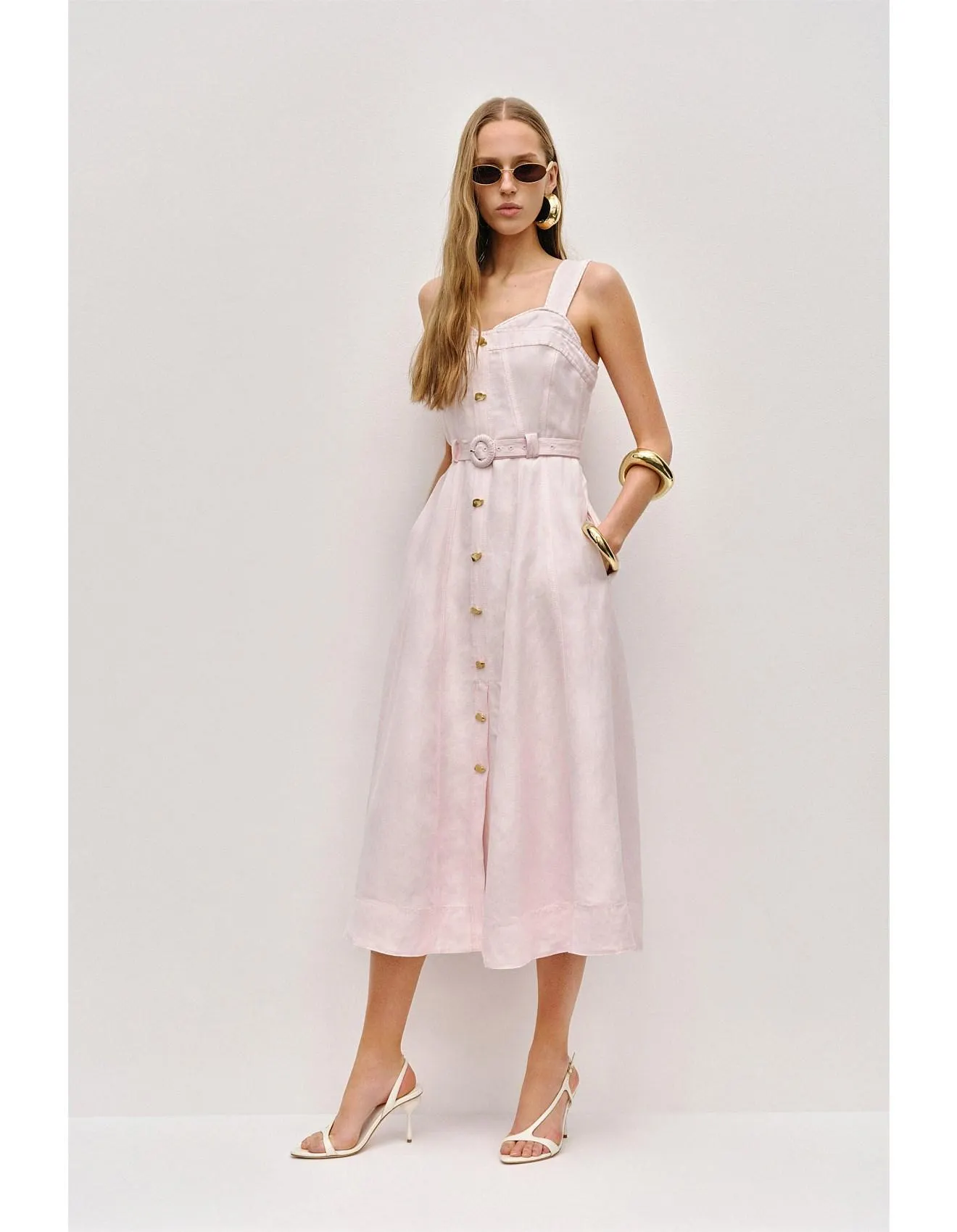 Celeste Utility Midi Dress