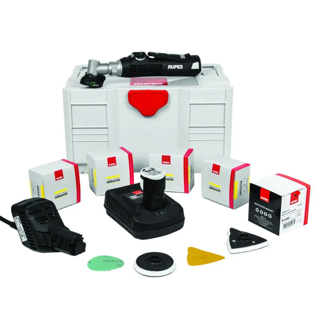RUPES BigFoot iBrid Nano Q-Mag Sander Deluxe Box Kit