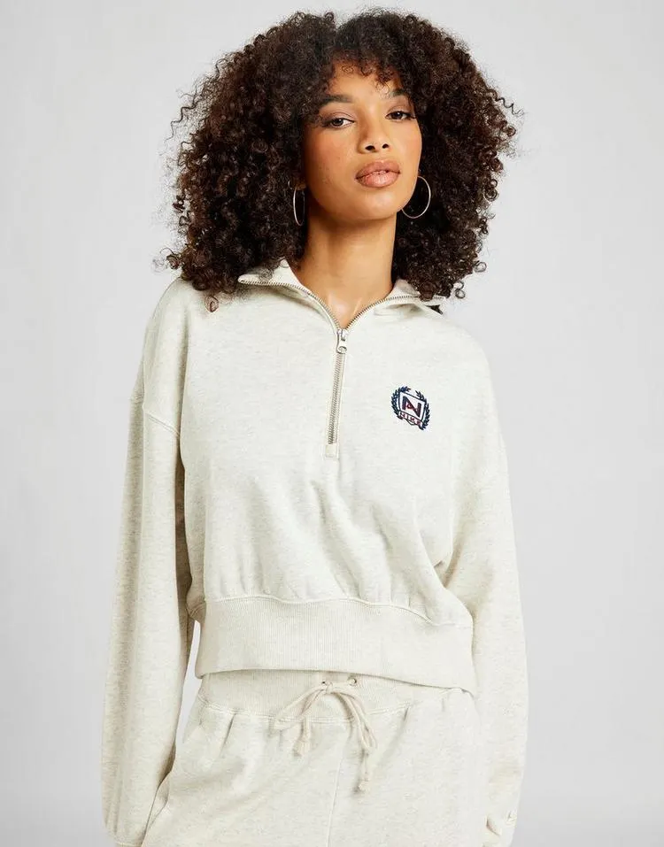 Nike Campus 1/4 Zip Crop Track Top