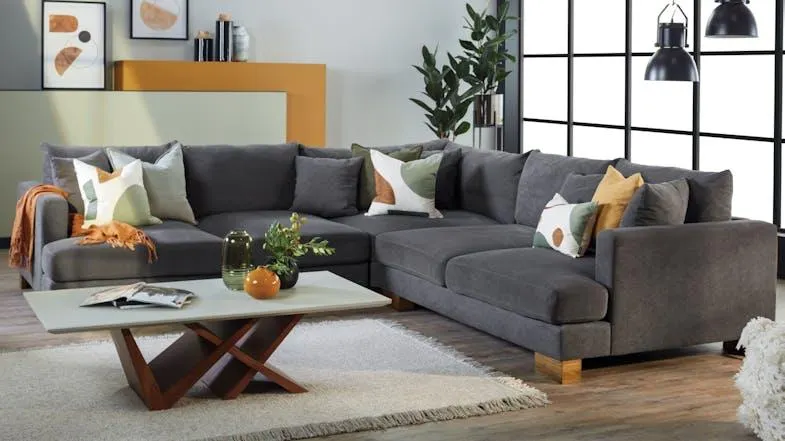 Monte Carlo Fabric Corner Lounge Suite