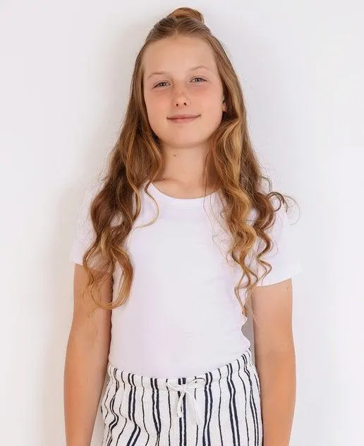 Kids' Short Sleeve Plain Tee