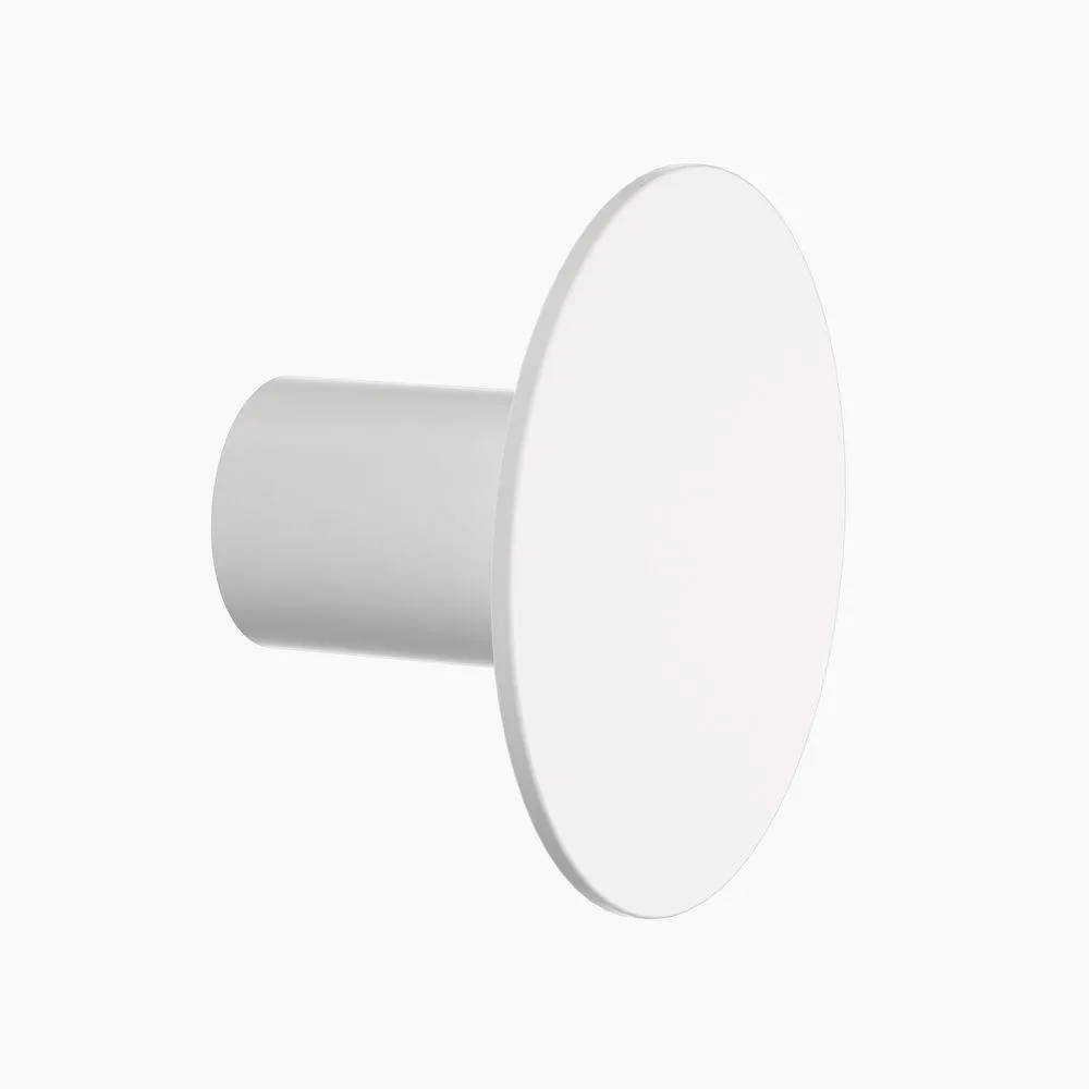 Round Wall Hook Matte White CL60025.W