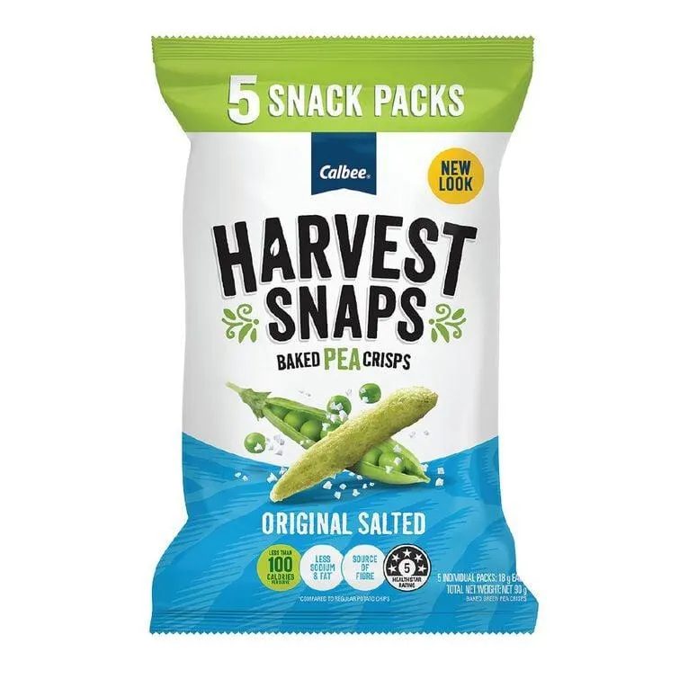 Harvest Snaps Pea Original Salted 5 Pack