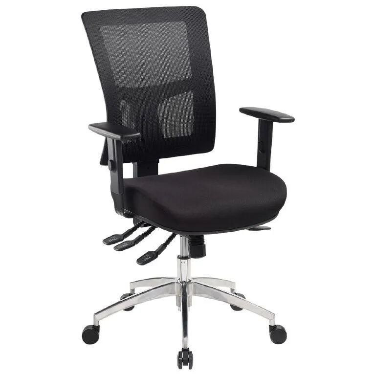 Jasper J Enduro Deluxe Heavy Duty Commercial Office Chair Black