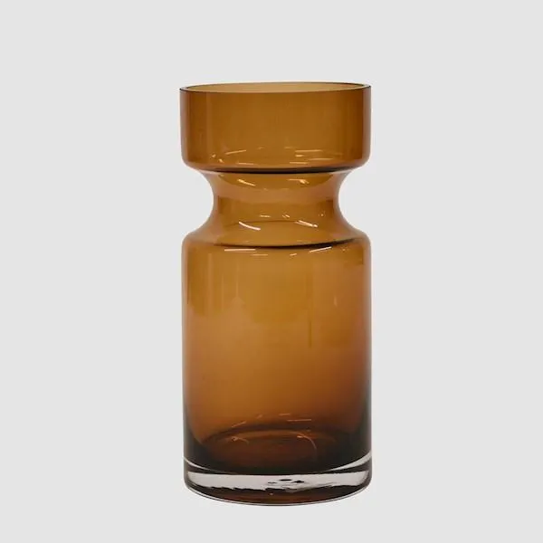 Urban Loft Petra Vase Brown