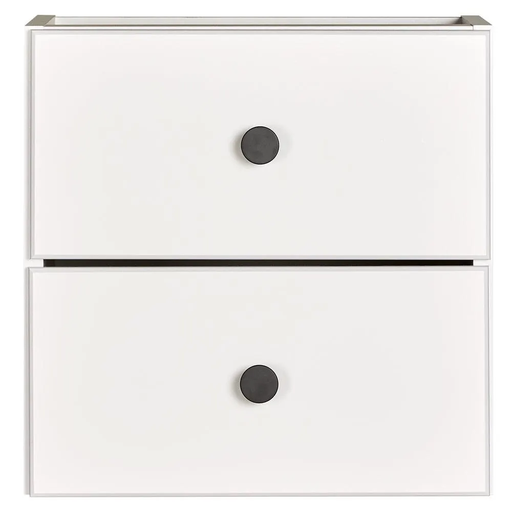Cubx 2 Draw Box Insert, White