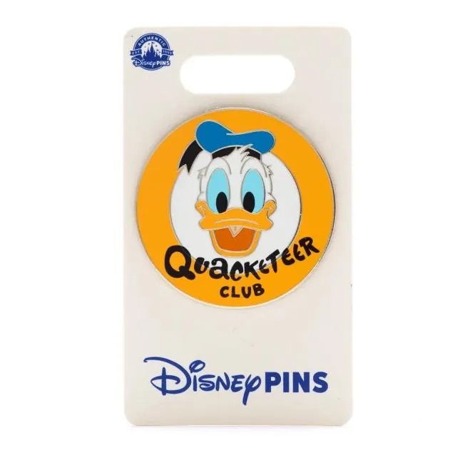 Donald Duck Quacketeer Club Pin