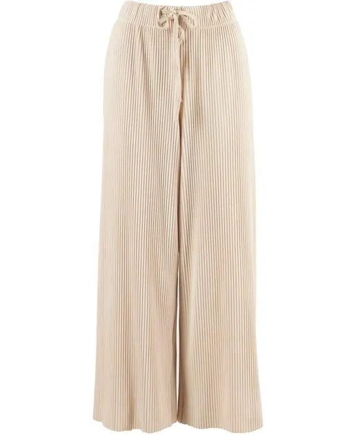 Women's Crop Plisse Pants