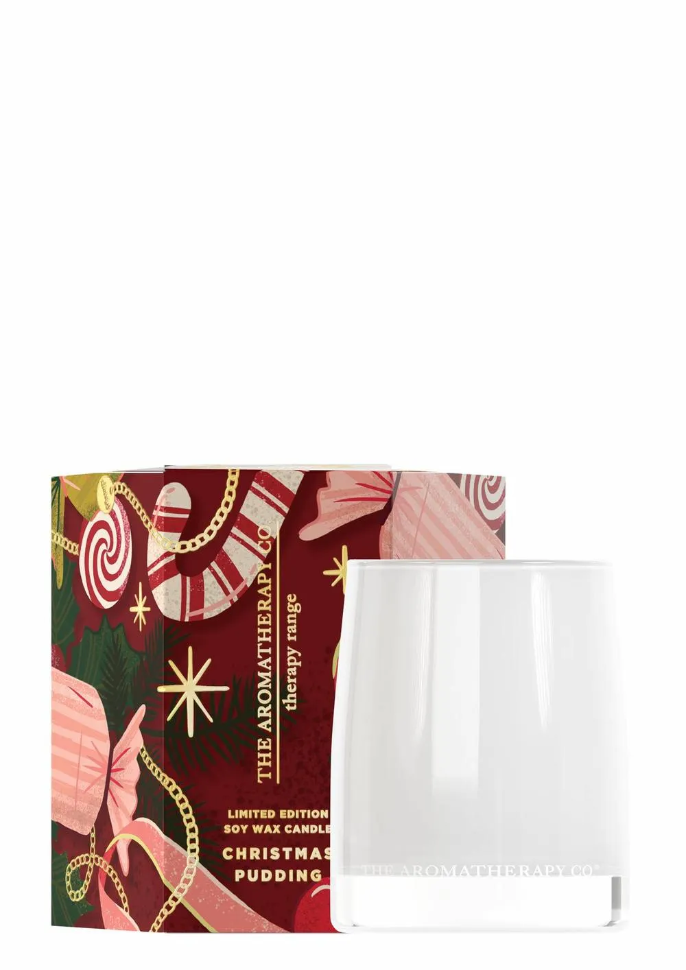 The Aromatherapy Co. Festive Scented Candle Christmas Pudding 80g