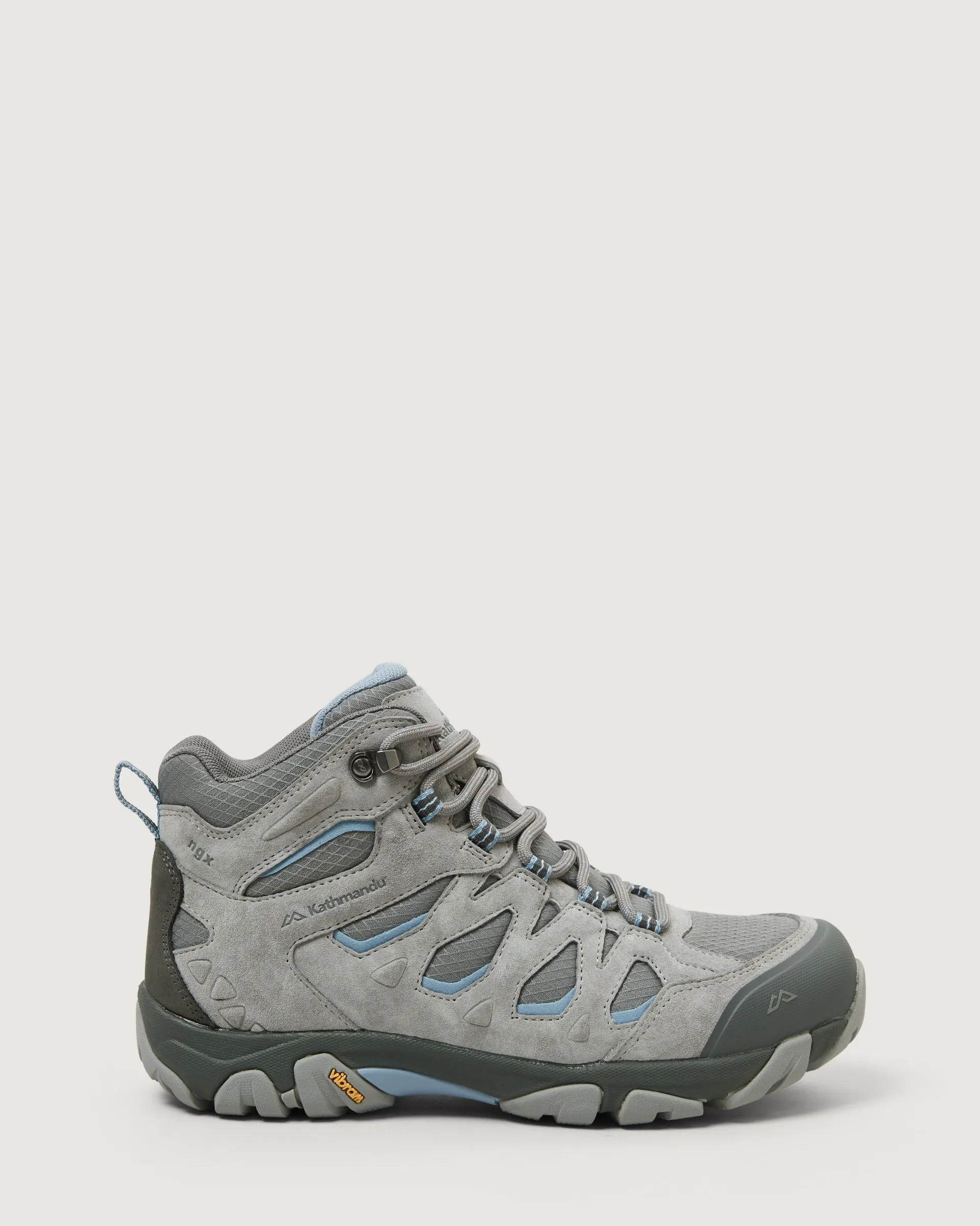 Women's Mornington Waterproof Mid Hiking Boots - Steel Grey/Faded Denim