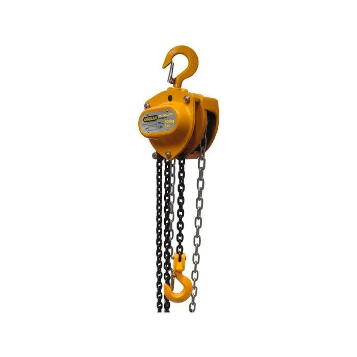 Rhino 500kg 3m Lift Chain Block
