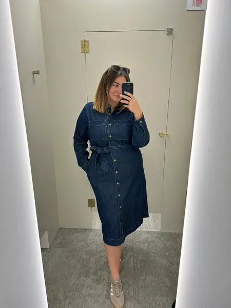 Shine On Label Alvina Denim LS Shirt ...