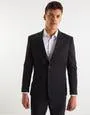 Slim Fit Suit Jacket in Black