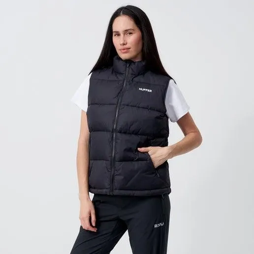Huffer Trail Women's Puffer Vest in Black