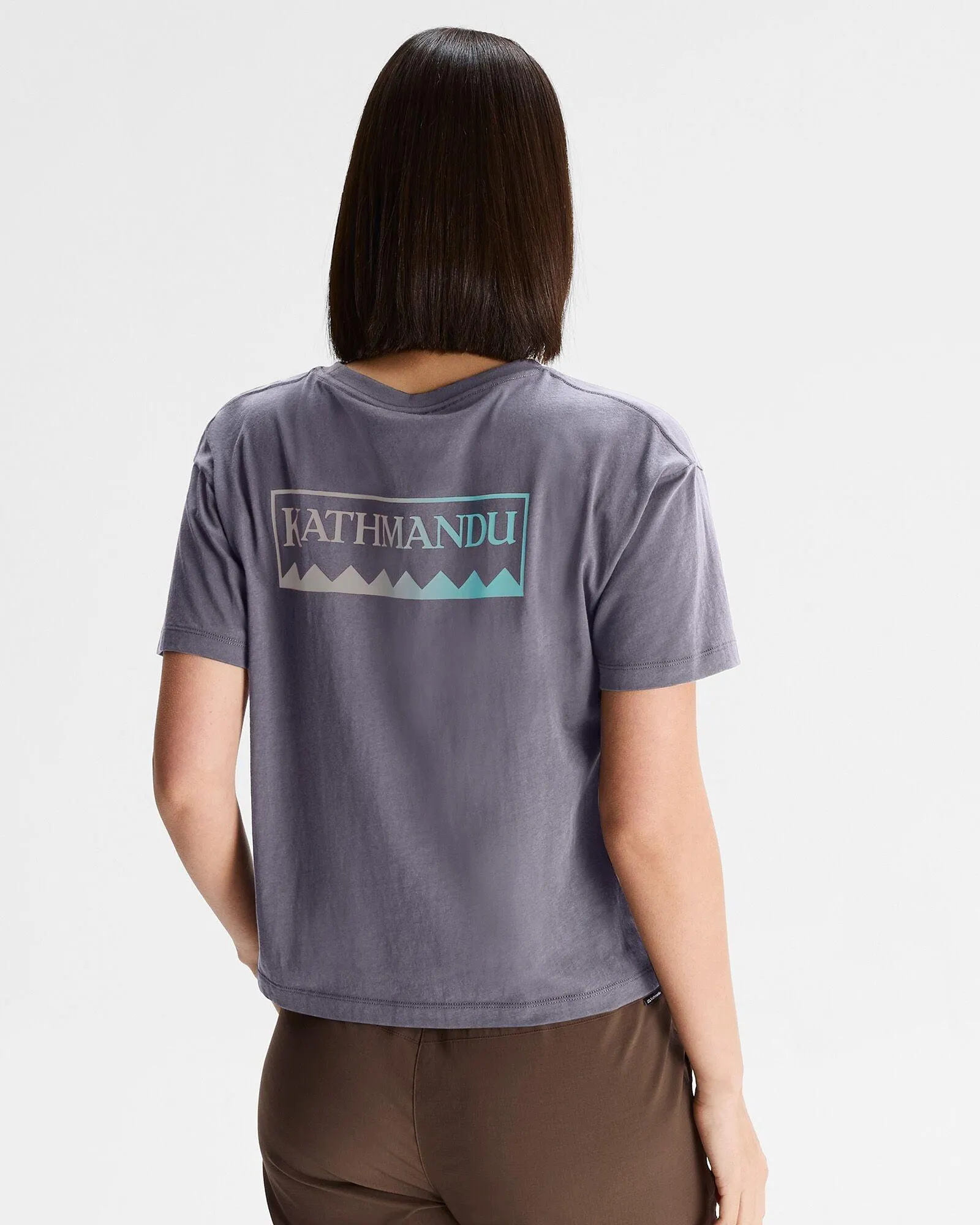 Women's Boxy Heritage Organic Cotton T-shirt - Dark Haze