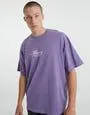 Miami Health Club Box Fit T Shirt in Purple