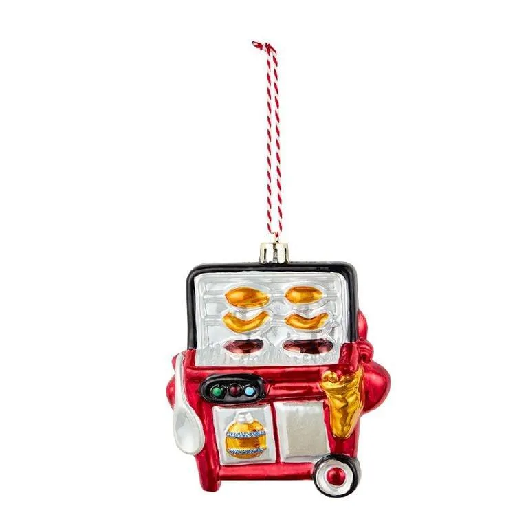 Wonderland Fun Festive BBQ Christmas Tree Decoration 10cm