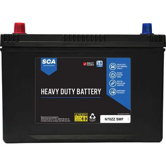 SCA Heavy Duty 4WD Battery N70ZZ SMF
