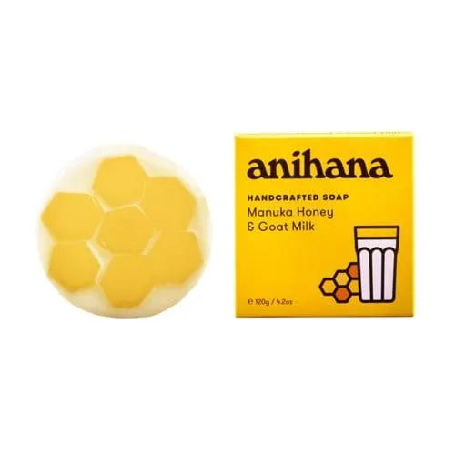 anihana Soap Bar Manuka Honey & Goats Milk 120g