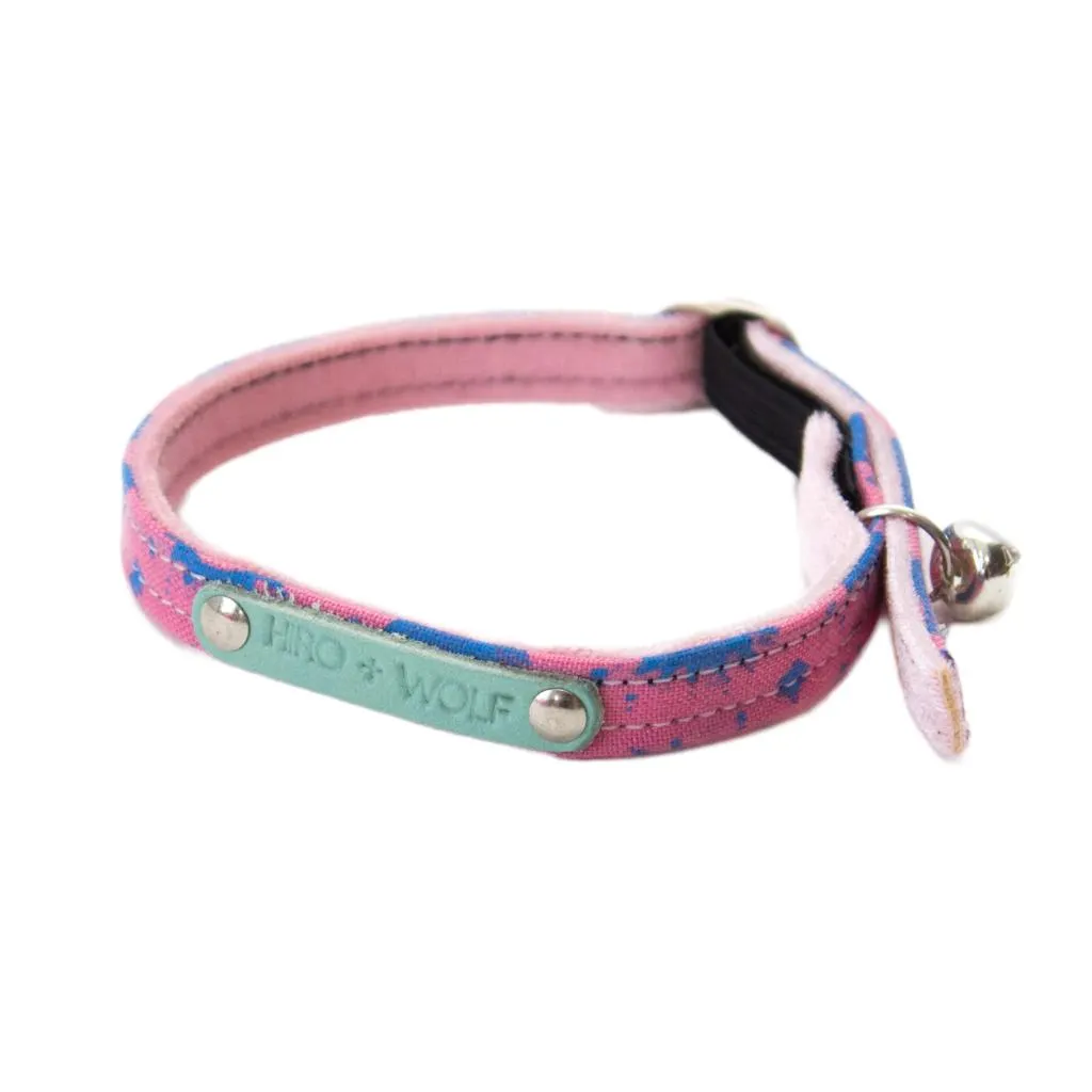 Cat Collar - Pink, Blue & Turquoise