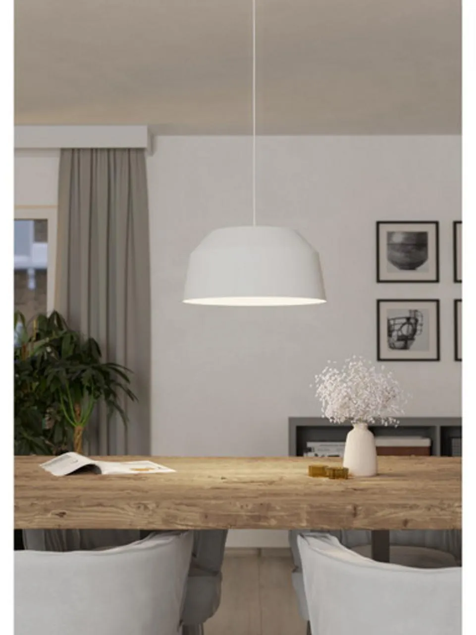 Contrisa 380mm Pendant White