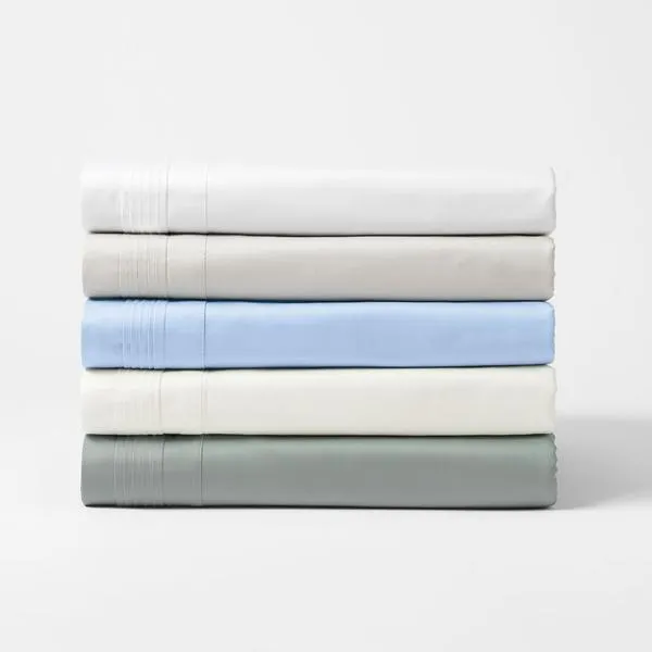 Sleeping Beauty 1200 TC Egyptian Cotton Sheet Set - White