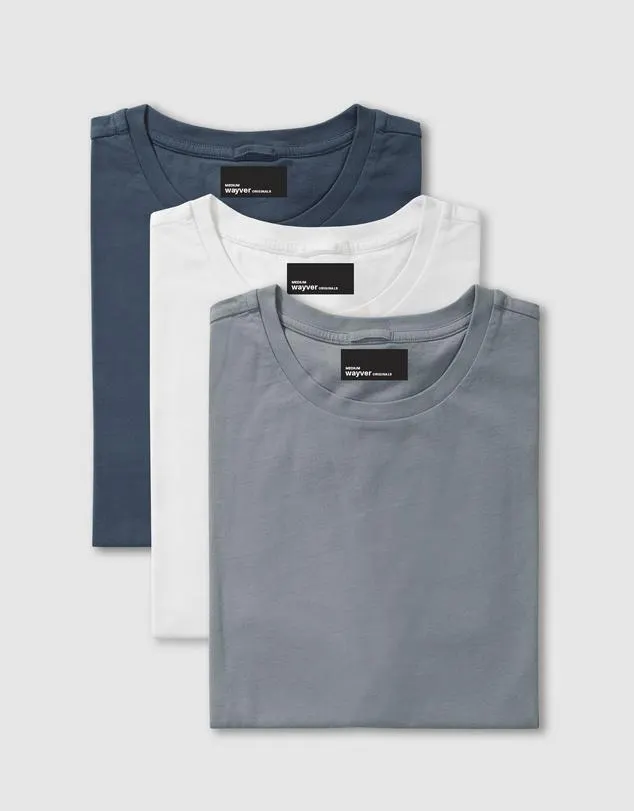 The Essential Crew Tee 3-Pack