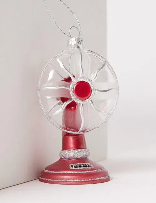 Home Of Christmas Glass Fan