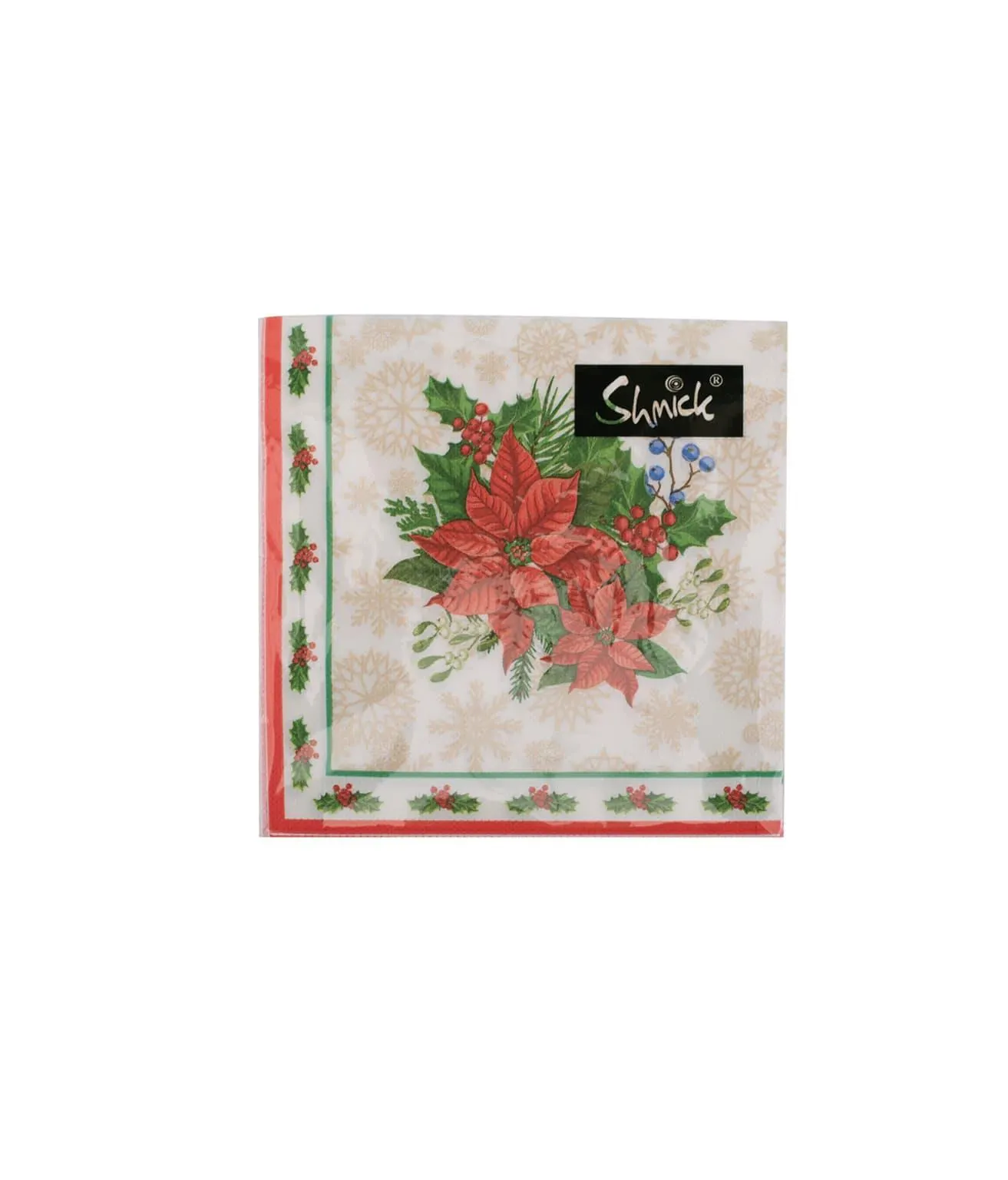Christmas Napkins 2ply 20pk