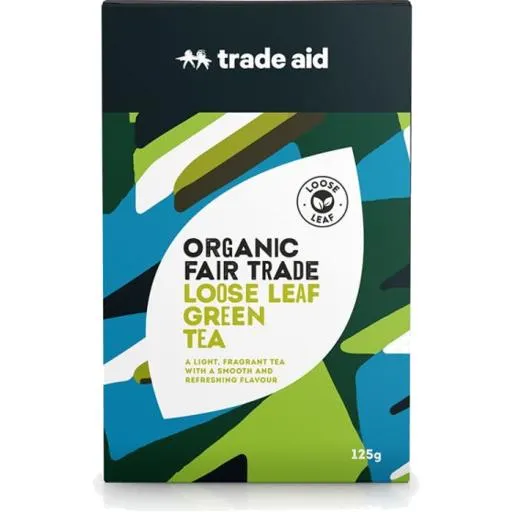 Trade Aid Organic Green Loose Leaf Tea 50 Pack 125g