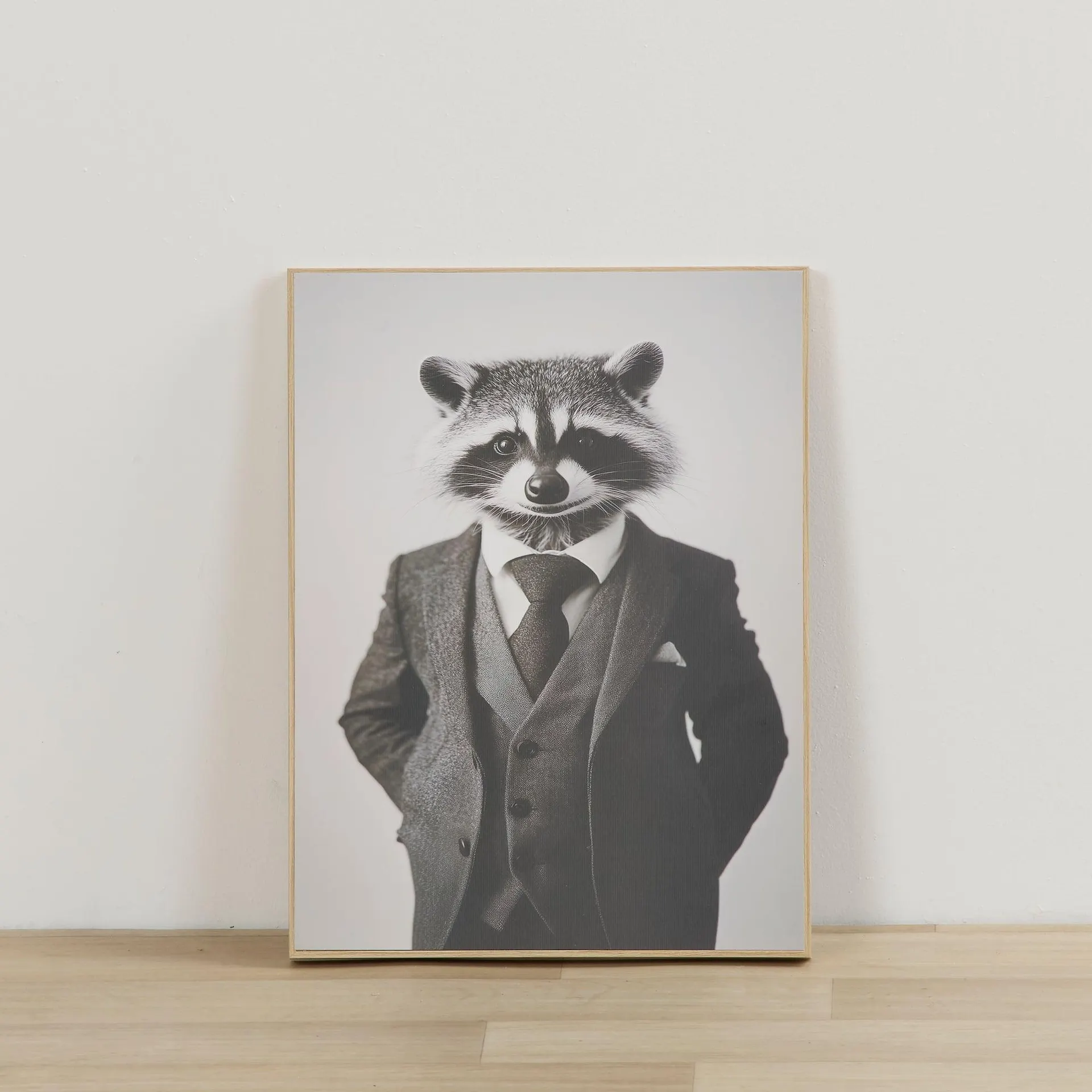 Raccoon Suit Print