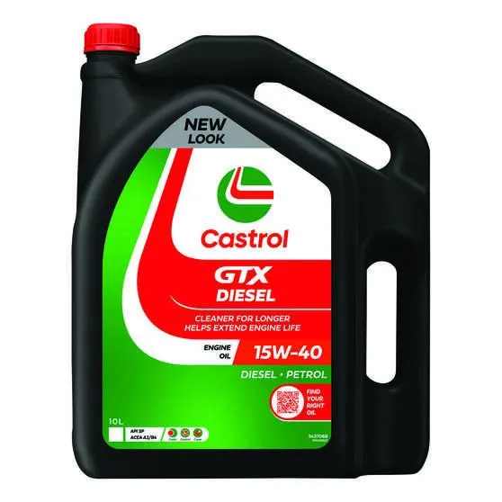 Castrol GTX Diesel Engine Oil - 15W-40, 10 Litre